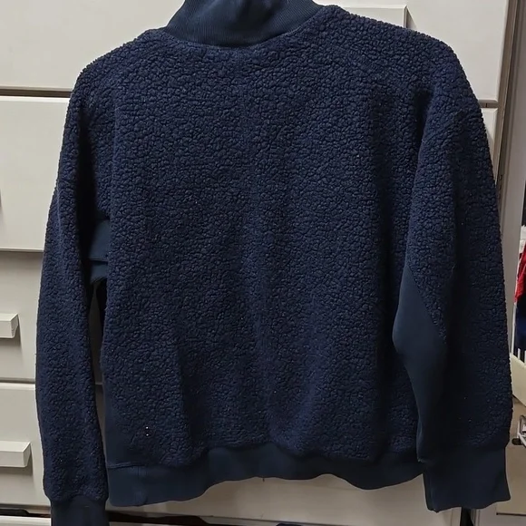 Lululemon Stand Out Sherpa 1/2 Zip In True Navy - Picture 4 of 6